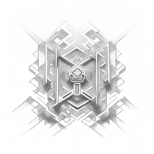 JEFF + FREDO names to build a cross tattoo design idea