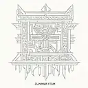 Sumerian cuneiform script tattoo design idea