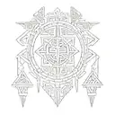 Sumerian cuneiform script tattoo design idea