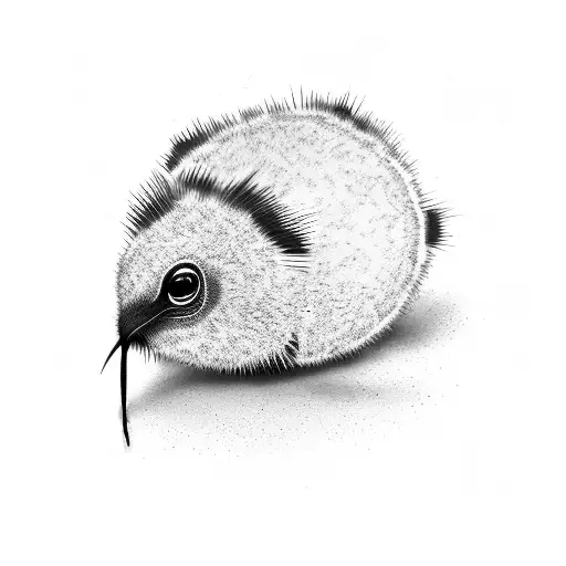 kiwi tattoo design idea