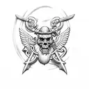 Marine Corps tattoo design idea