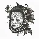 first born child tattoo design idea