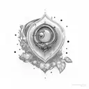 "keep me in your heart, I'll stay there forever" tattoo design idea