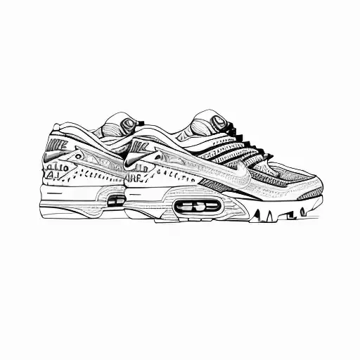 nike air max bw maori style tattoo design idea