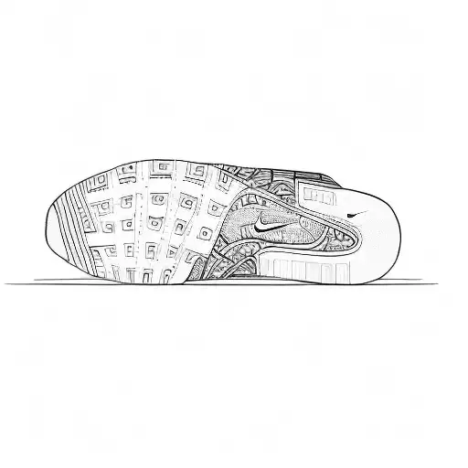 nike air max bw maori style tattoo design idea