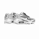 nike air max bw maori style tattoo design idea