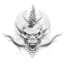 devil  tattoo design idea