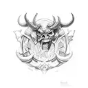 devil  tattoo design idea