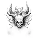 devil  tattoo design idea