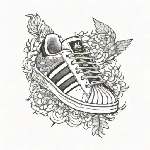 Neo Traditional Adidas Shoes Campus Tattoo BlackInk AI