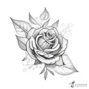 tea leaf tattoo design idea