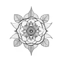 tea leaf tattoo design idea