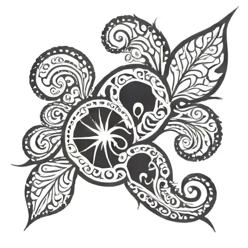 Fungus tattoo design idea