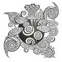 Fungus tattoo design idea