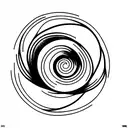 linear, art, fibonacci, bohemian tattoo design idea