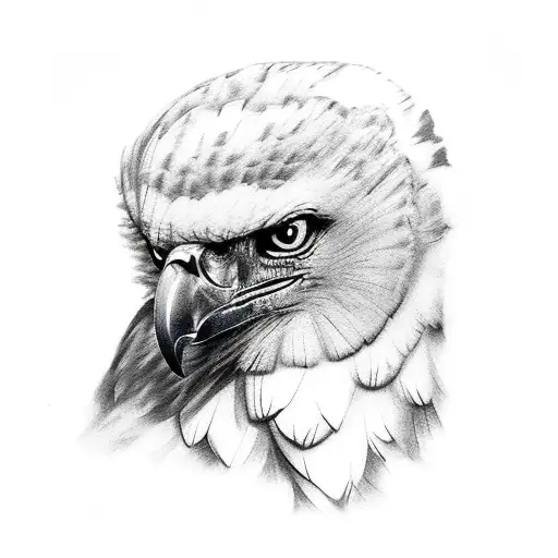 harpy eagle tattoo design idea