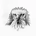 harpy eagle tattoo design idea