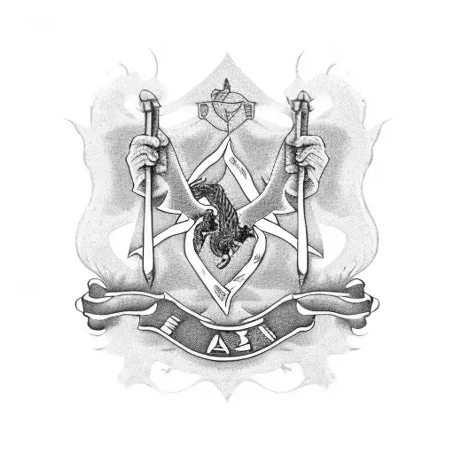 gadsden flag and join or die shake tattoo design idea