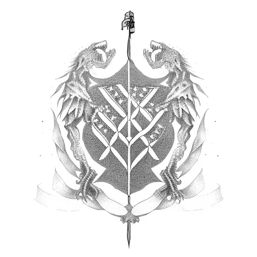 gadsden flag and join or die shake tattoo design idea