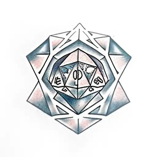 all differentPolyhedral Dice, DND, Dungeonmaster tattoo design idea