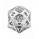 all differentPolyhedral Dice, DND, Dungeonmaster tattoo design idea