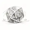 all differentPolyhedral Dice, DND, Dungeonmaster tattoo design idea