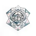 all differentPolyhedral Dice, DND, Dungeonmaster tattoo design idea