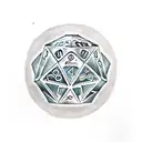 all differentPolyhedral Dice, DND, Dungeonmaster tattoo design idea