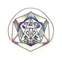 all differentPolyhedral Dice, DND, Dungeonmaster tattoo design idea