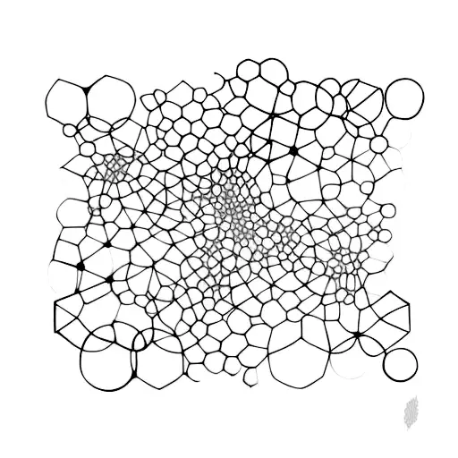 tori amos with carbon molecules tattoo design idea