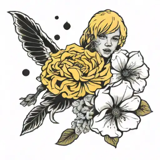 blonde by Frank ocean tattoo design idea