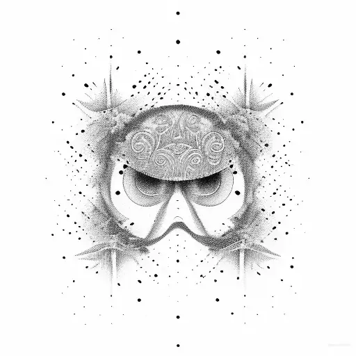 Spotify music wave freak tattoo design idea