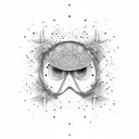 Spotify music wave freak tattoo design idea