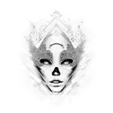 Spotify music wave freak tattoo design idea