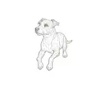 jack russell terrier tattoo design idea