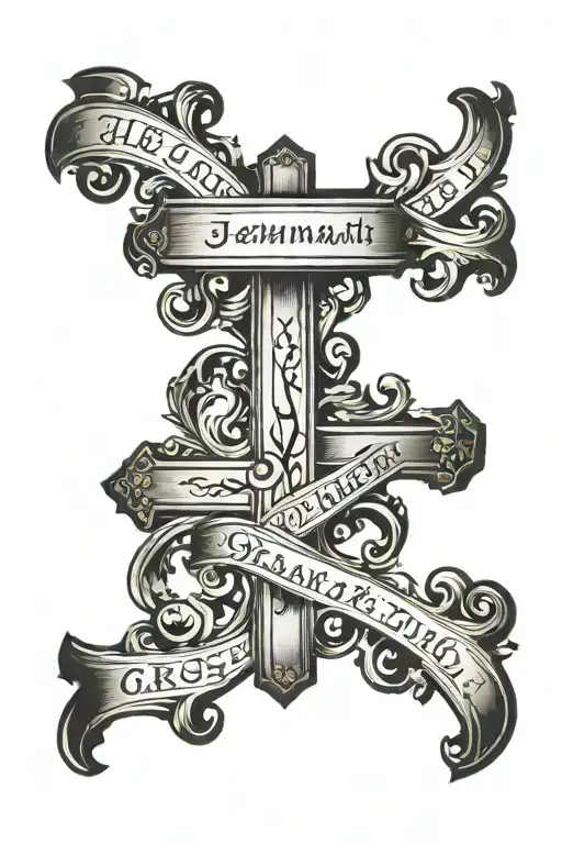 I want a cross on my wrist with the Bible verse Jeremiah 29:11 tattoo design idea