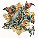 Name "Vishal Sharma" tattoo design idea