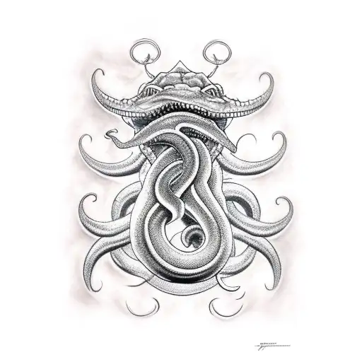 jörmungandr  tattoo design idea