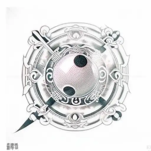 8 Ball tattoo design idea