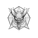 cyber sigil tattoo design idea