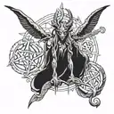 baphomet tattoo design idea