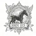 John 13:7 verse tattoo tattoo design idea