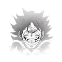 monkey d luffy tattoo design idea