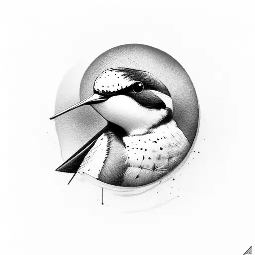 Swallow Bird tattoo design idea