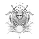 Exodus 14:14 tattoo design idea