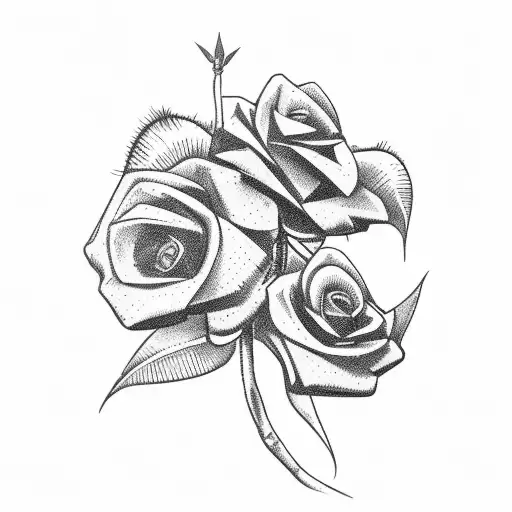 1955 Chevy nomad with palm trees and roses  tattoo design idea