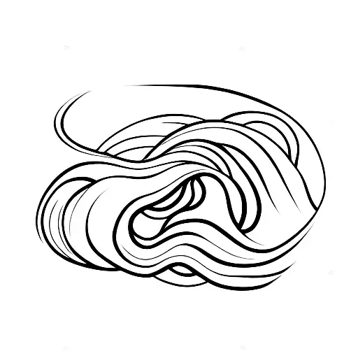 Ocean Wave tattoo design idea