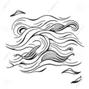 Ocean Wave tattoo design idea