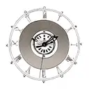 melting clock black ans  tattoo design idea