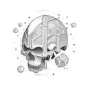 Bars, locker tattoo design idea